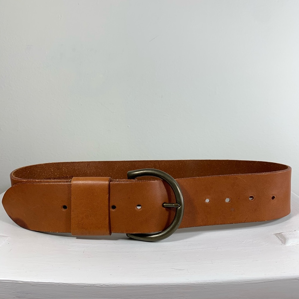 BANANA REPUBLIC genuine English saddle ride belt